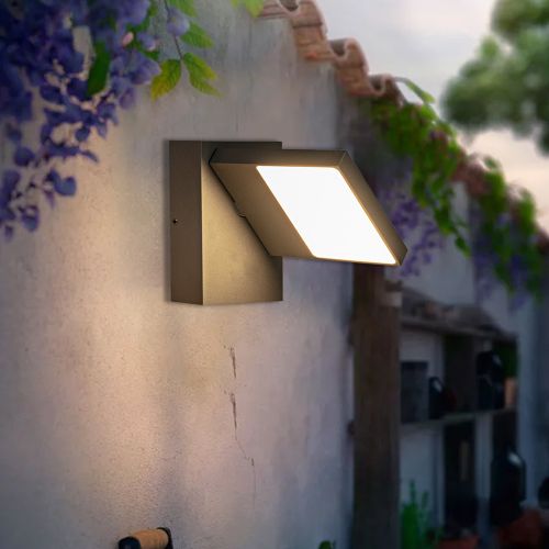 Inowel Wall Sconce LED Integrated Porch Light Modern Waterproof IP54 Wall Lamps Outdoor Head Adjustable 32109 Inowel Wall Sconce LED Integrated Porch Light Modern Waterproof IP54 Wall Lamps Outdoor Head Adjustable 32109