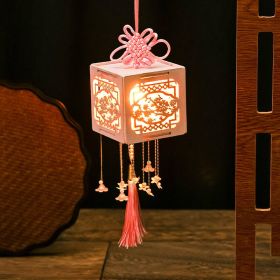 Children's Handmade Diy Lantern Material Package (Option: Classic Pink)