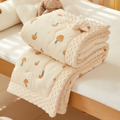 Wrinkle Yarn Bean Quilt Cotton Gauze
