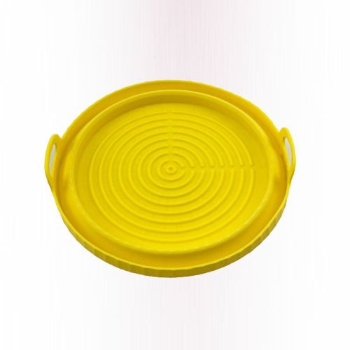 2 Pcs Food Grade Silicone Easy Cleaning Air Fryer Liners Reusable Air Fryer Silicone Pot Food Safe Air Fryer Oven Accessories Replacement for Flammabl 2 Pcs Food Grade Silicone Easy Cleaning Air Fryer Liners Reusable Air Fryer Silicone Pot Food Safe Air Fryer Oven Accessories Replacement for Flammabl