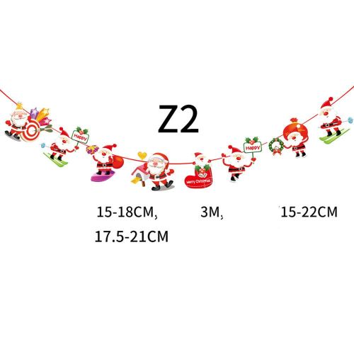Paper Flags Are Arranged In The Atmosphere Of Christmas Scenes