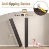 Freestanding Slim Bathroom Cabinet with Drawer and Adjustable Shelves