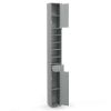 Freestanding Slim Bathroom Cabinet with Drawer and Adjustable Shelves