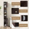 Freestanding Slim Bathroom Cabinet with Drawer and Adjustable Shelves