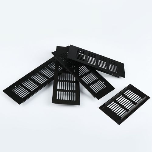 Aluminum Breathable Mesh Black Rectangular Vent Vent